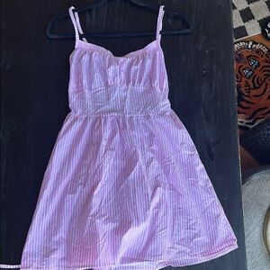 Pink Striped dres